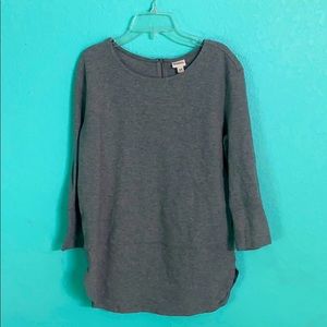 Grey long sleeve sweater